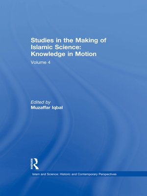 cover image of Studies in the Making of Islamic Science